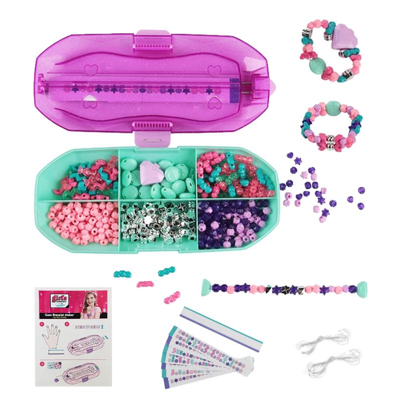 Jewelry Making For Teens - 10代の女の子のためのブレスレット作りキット,魅力のあるジュエリービーズ,ジュエリーメーカー,友情,工芸品