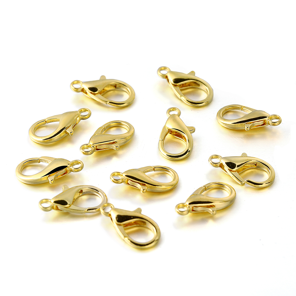 Jewelry Making Supplies - 10 個複数サイズのロブスタークラスプブレスレットコネクタネックレスフック DIY チェーンジュエリー作成用品卸売用