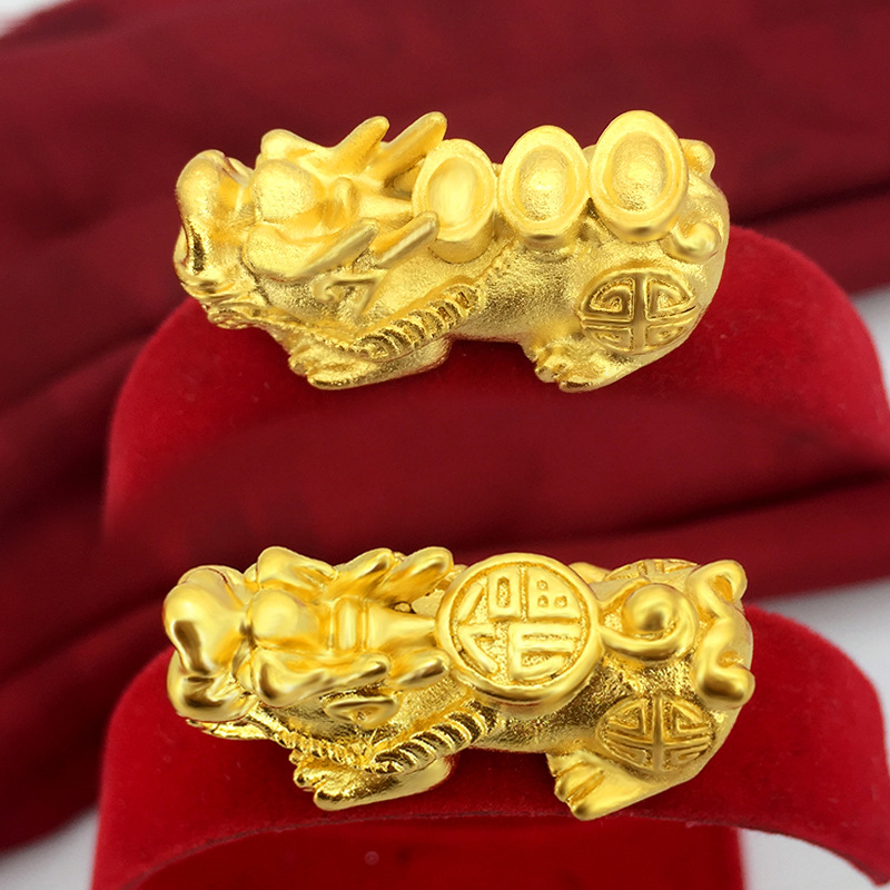 Jewelry Making Vietnam - 1pcベトナムshakinチャームラッキー女性ジュエリーメイキングないフェード祝福貔貅ルースビーズdiyのブレスレットネックレスアクセサリー