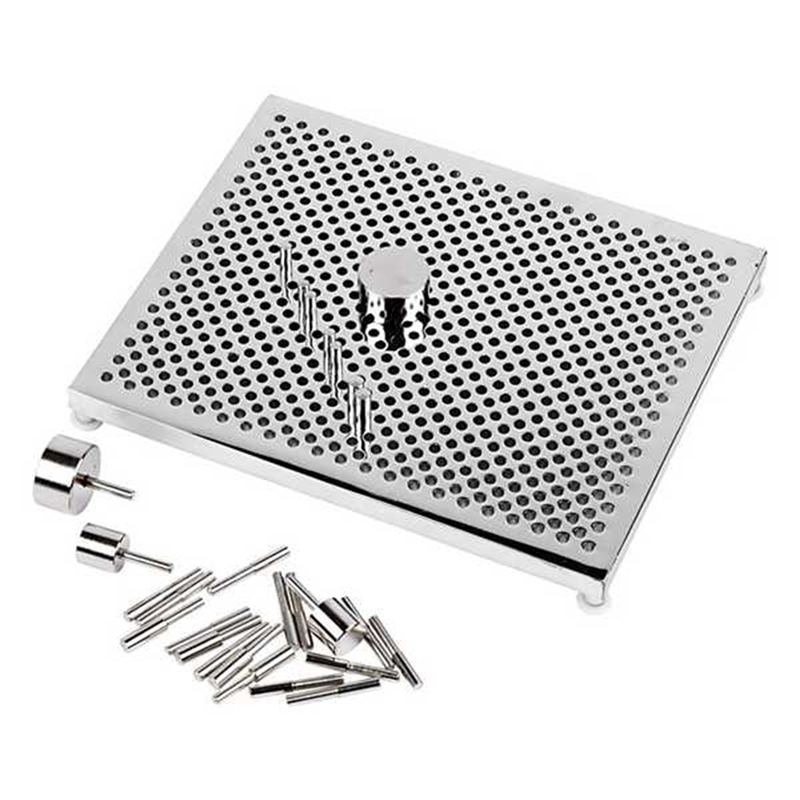 Wire Jewelry Making Jig - B97A-Wire デラックスジグキット アルミワイヤーベンダー 40個の調整可能なペグ付き、ジュエリーコイリングボード、完璧なジュエリー製作ツール