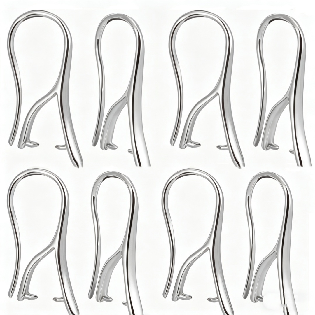 10/30個入り ホワイト ピンチベイル付き 金メッキ真鍮製 - Jewelry Making With Copper Wire のレビューと価格