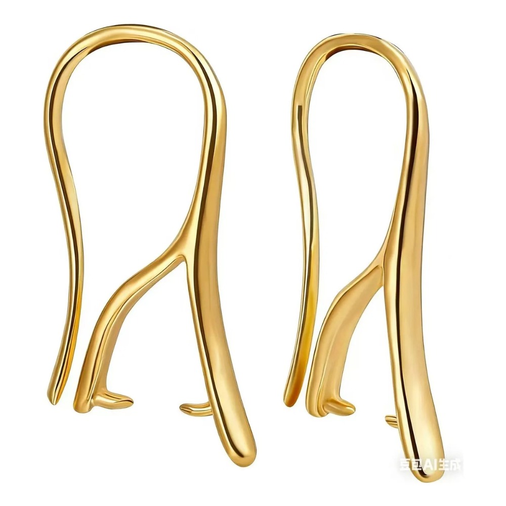10/30個入り ホワイト ピンチベイル付き 金メッキ真鍮製 - Jewelry Making With Copper Wire のレビューと価格