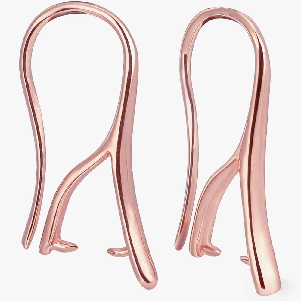 10/30個入り ホワイト ピンチベイル付き 金メッキ真鍮製 - Jewelry Making With Copper Wire のレビューと価格