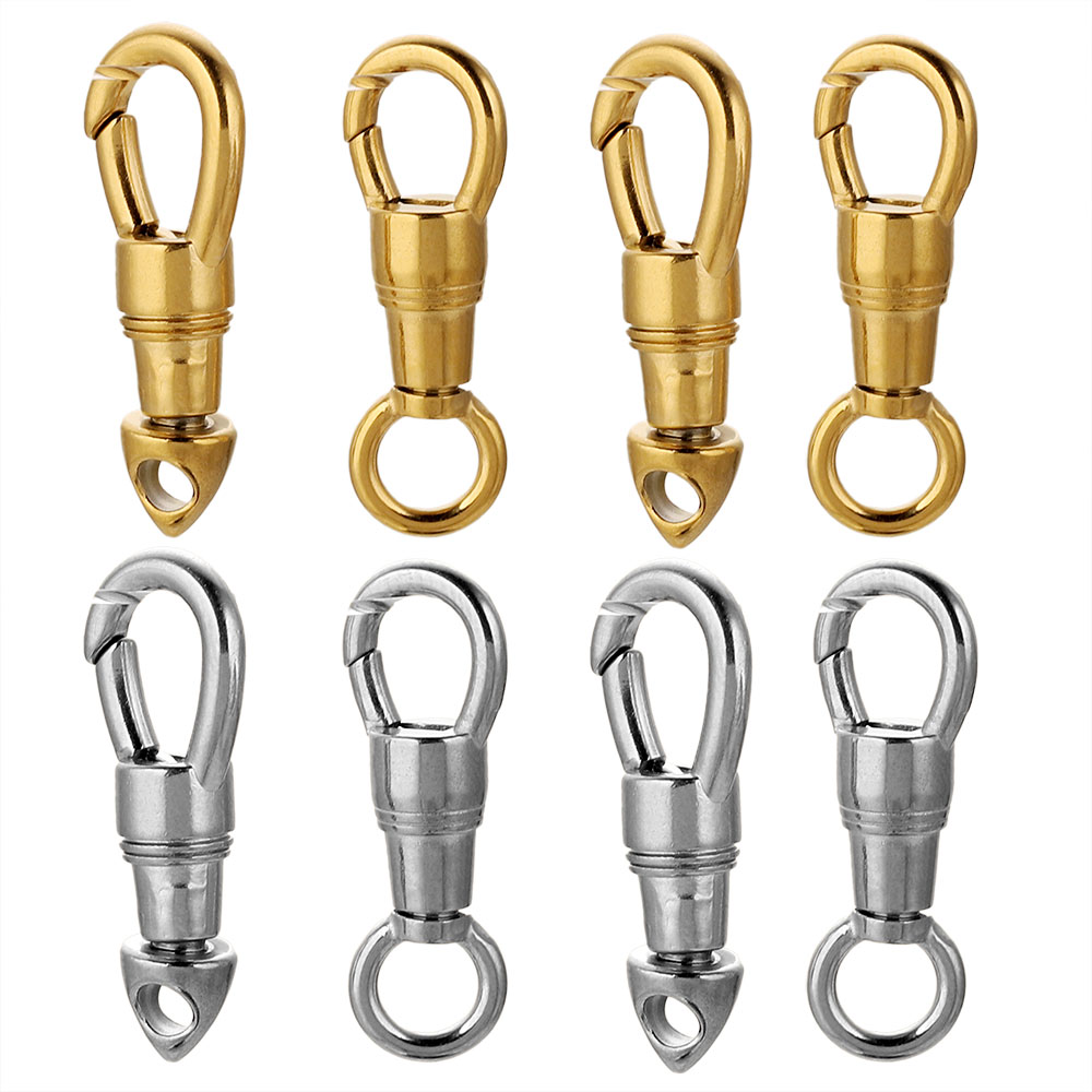 2 ピース/ロットステンレス鋼バッグキーチェーンフッククラス - Jewelry Making Supplies のレビューと価格