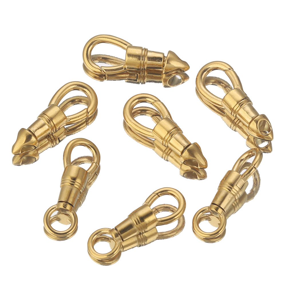 2 ピース/ロットステンレス鋼バッグキーチェーンフッククラス - Jewelry Making Supplies のレビューと価格