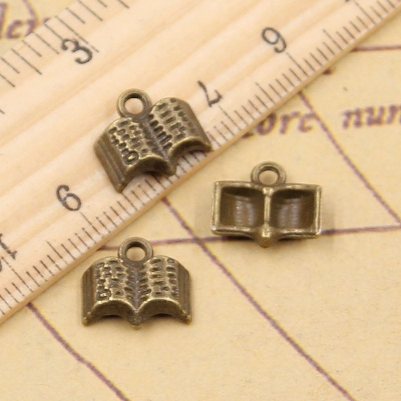 20 個チャームオープン聖書ブック 12 × 11 ミリメー - Jewelry Making Books のレビューと価格
