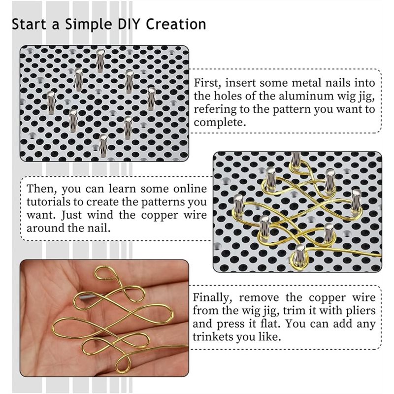 【在庫限り】ワイヤーベンディングジグ、ジュエリー作成ツールや - Wire Jewelry Making Jig のレビューと価格
