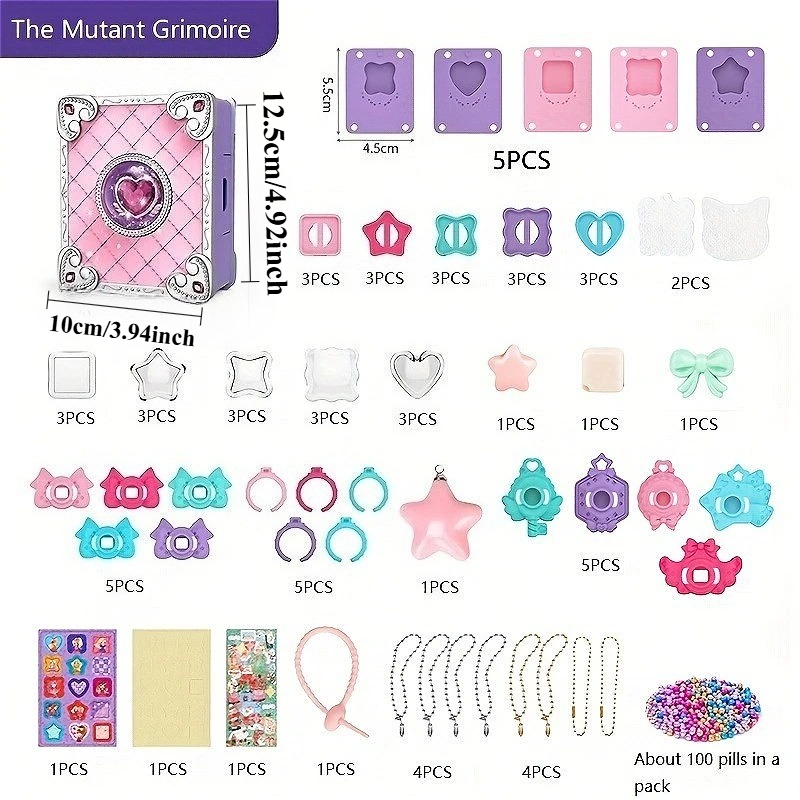 3Dステッカーメーカーキット DIYジュエリー製作マシン ア - Jewelry Making Kit For Kids のレビューと価格