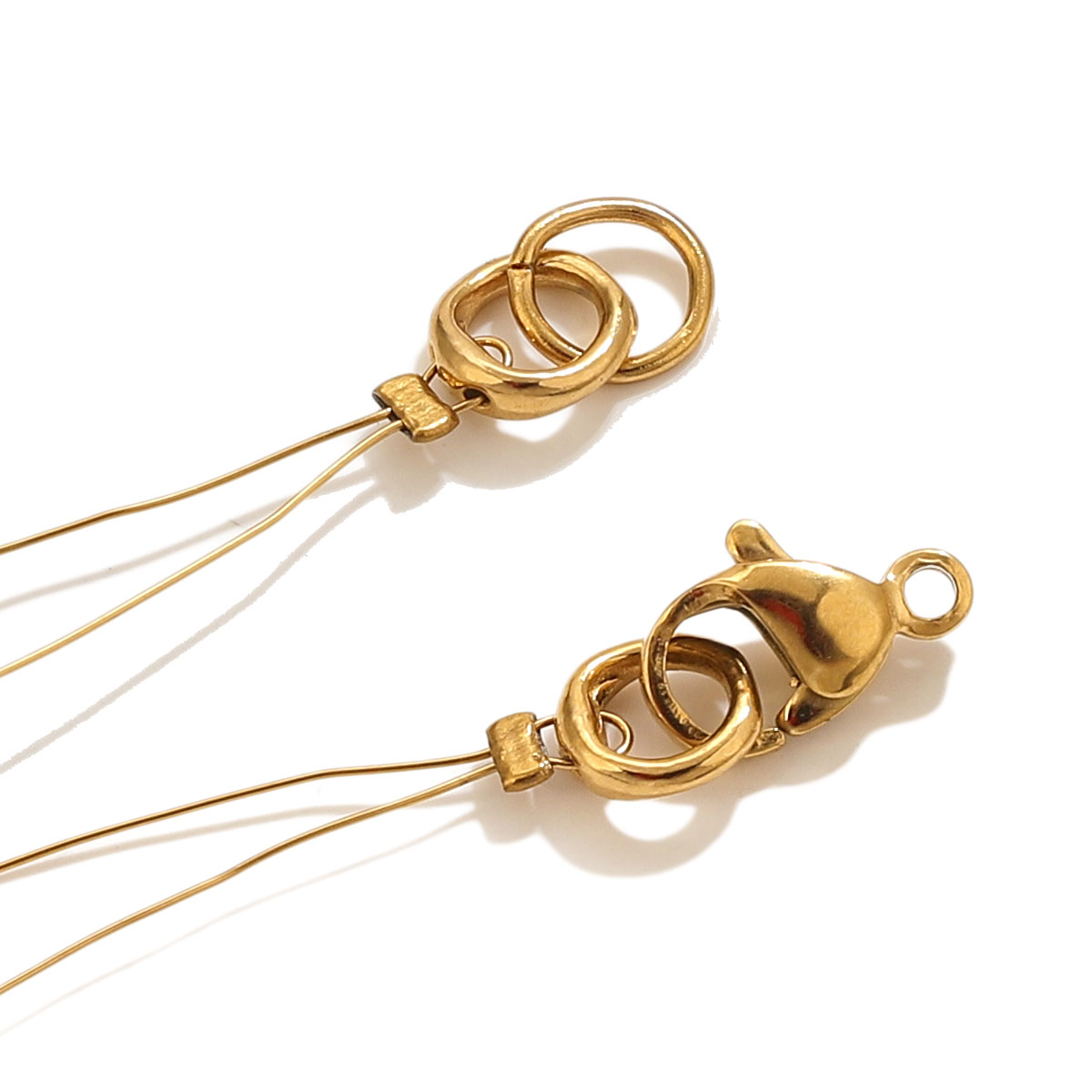 20個入り ステンレス製クラスプ エンドコネクター フック  - Jewelry Making Supplies のレビューと価格