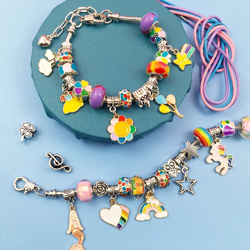 女の子のためのブレスレットを作るためのキット,ジュエリー作り - Jewelry Making Kit For Kids のレビューと価格