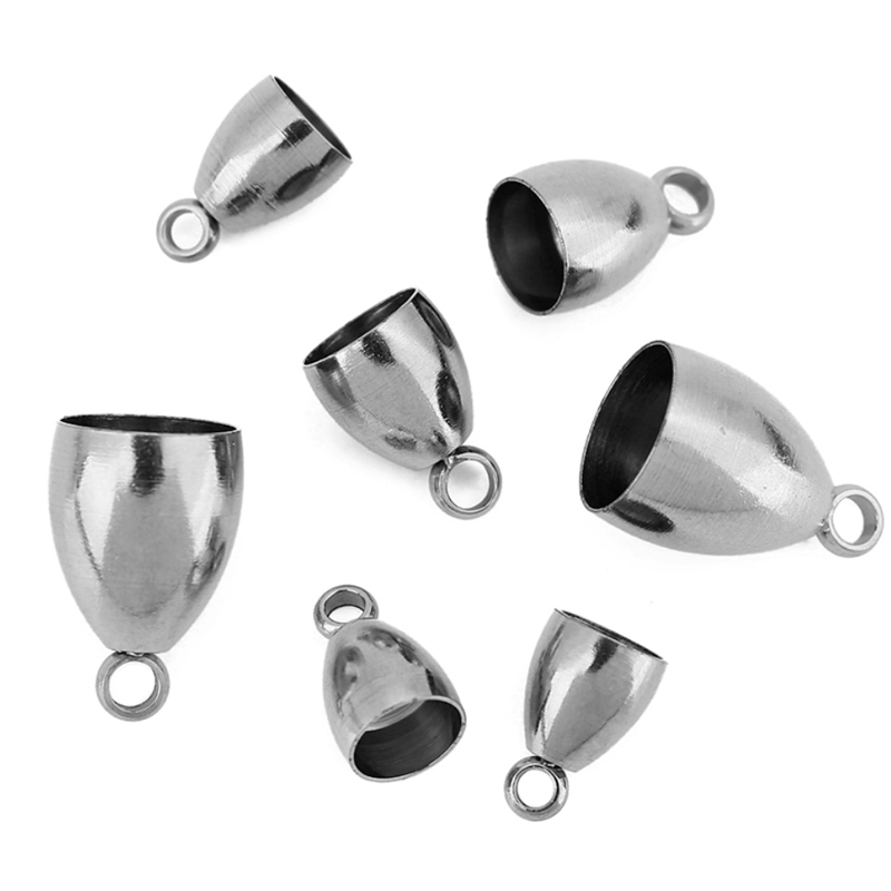 10個入りPVD加工ステンレス製留め金具、革紐用フック（5、 - Jewelry Making Hardware のレビューと価格