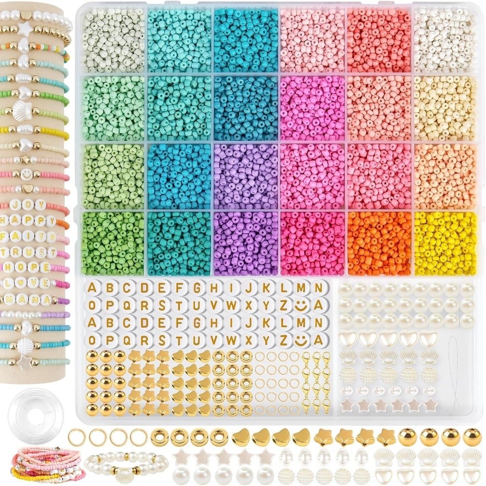 28+2グリッド ジュエリー製作 DIY ブレスレット＆スマ - Jewelry Making Kit For Kids のレビューと価格