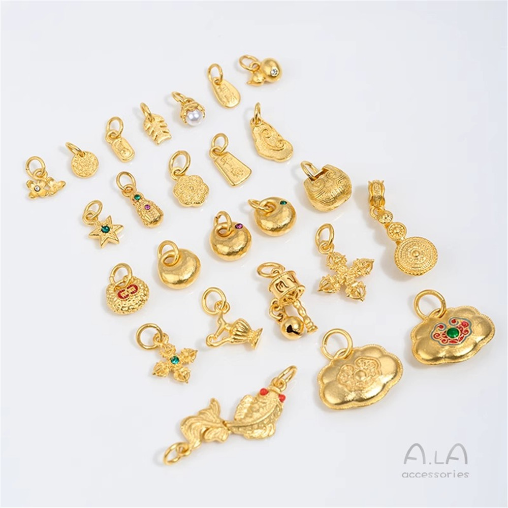 ベトナム産サンドゴールドヴィンテージ貔貅ペンダントチャーム、 - Jewelry Making Vietnam のレビューと価格
