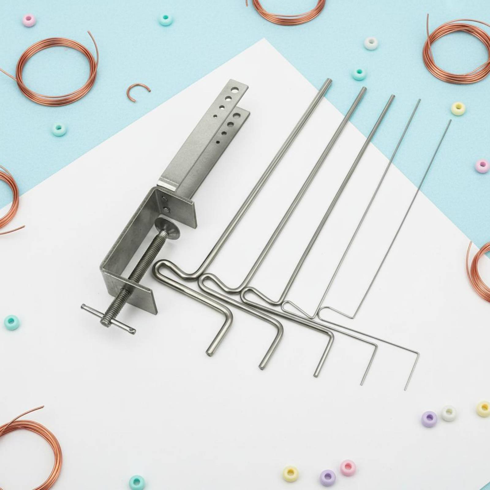 ワイヤーラッピングマンドレルセット 5 つの交換可能な段付き - Wire Jewelry Making Jig のレビューと価格