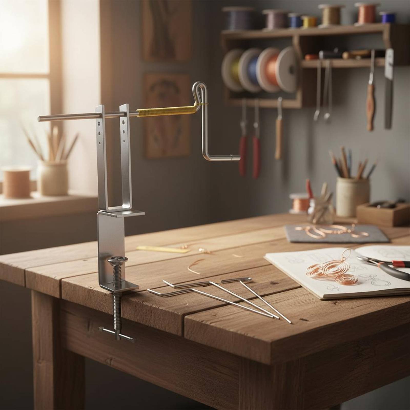 ワイヤーラッピングマンドレルセット 5 つの交換可能な段付き - Wire Jewelry Making Jig のレビューと価格