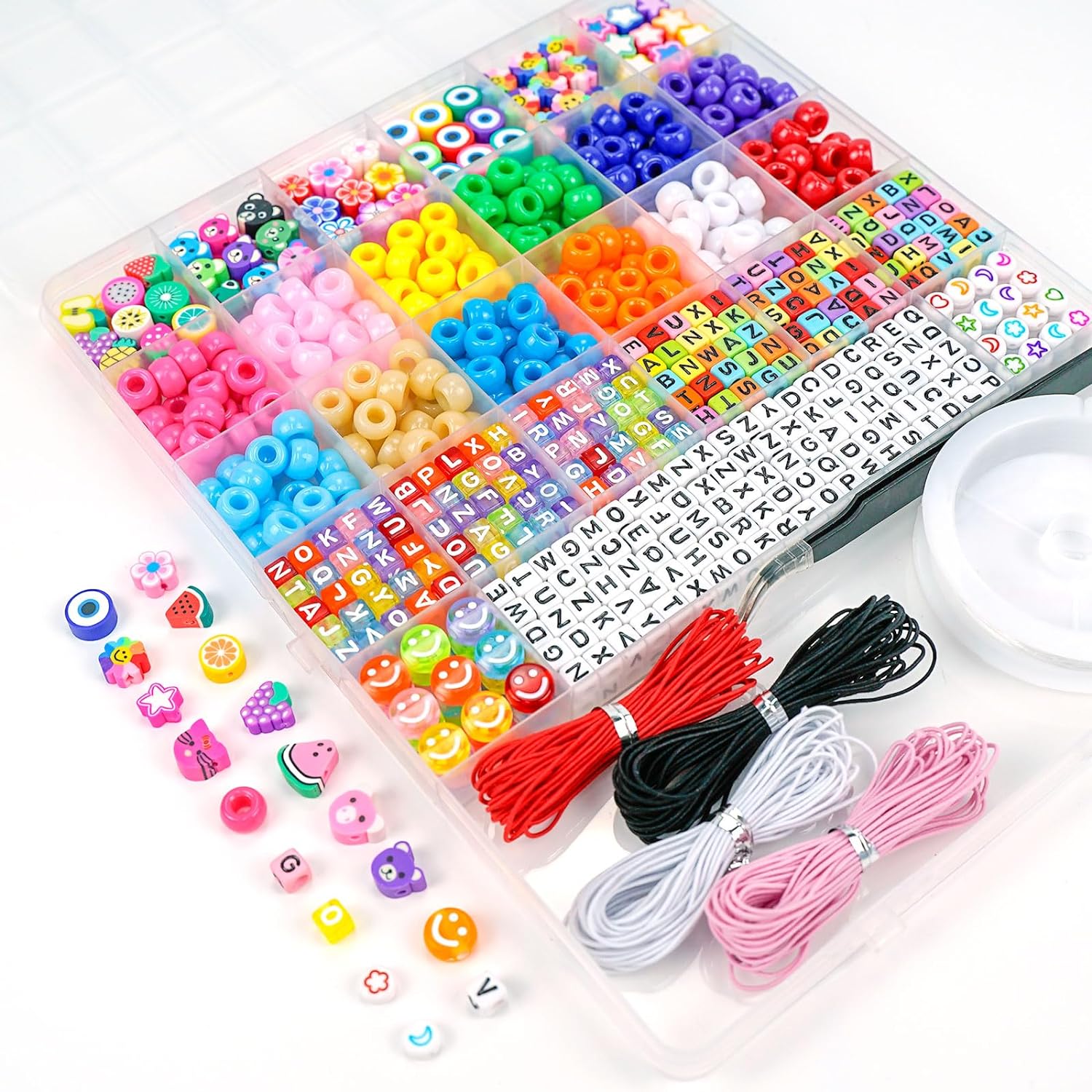 Dowsabelブレスレット作成キット、ポニーポリマークレイ - Jewelry Making Tutorial のレビューと価格