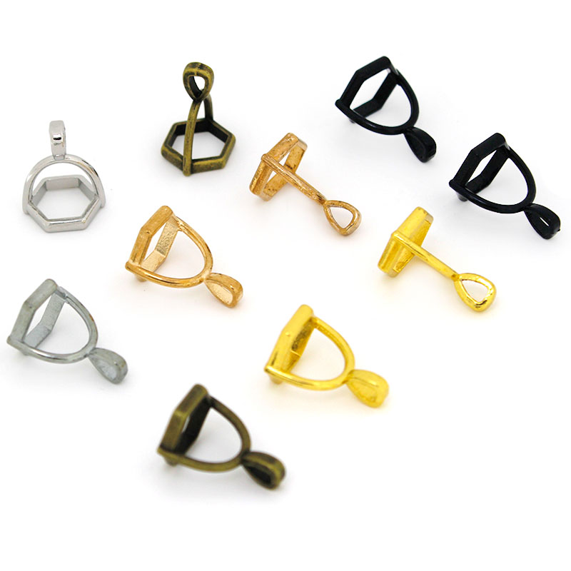 20 個六角形の宝石キャップ天然石クリスタル柱ペンダントキャ - Jewelry Making Hardware のレビューと価格