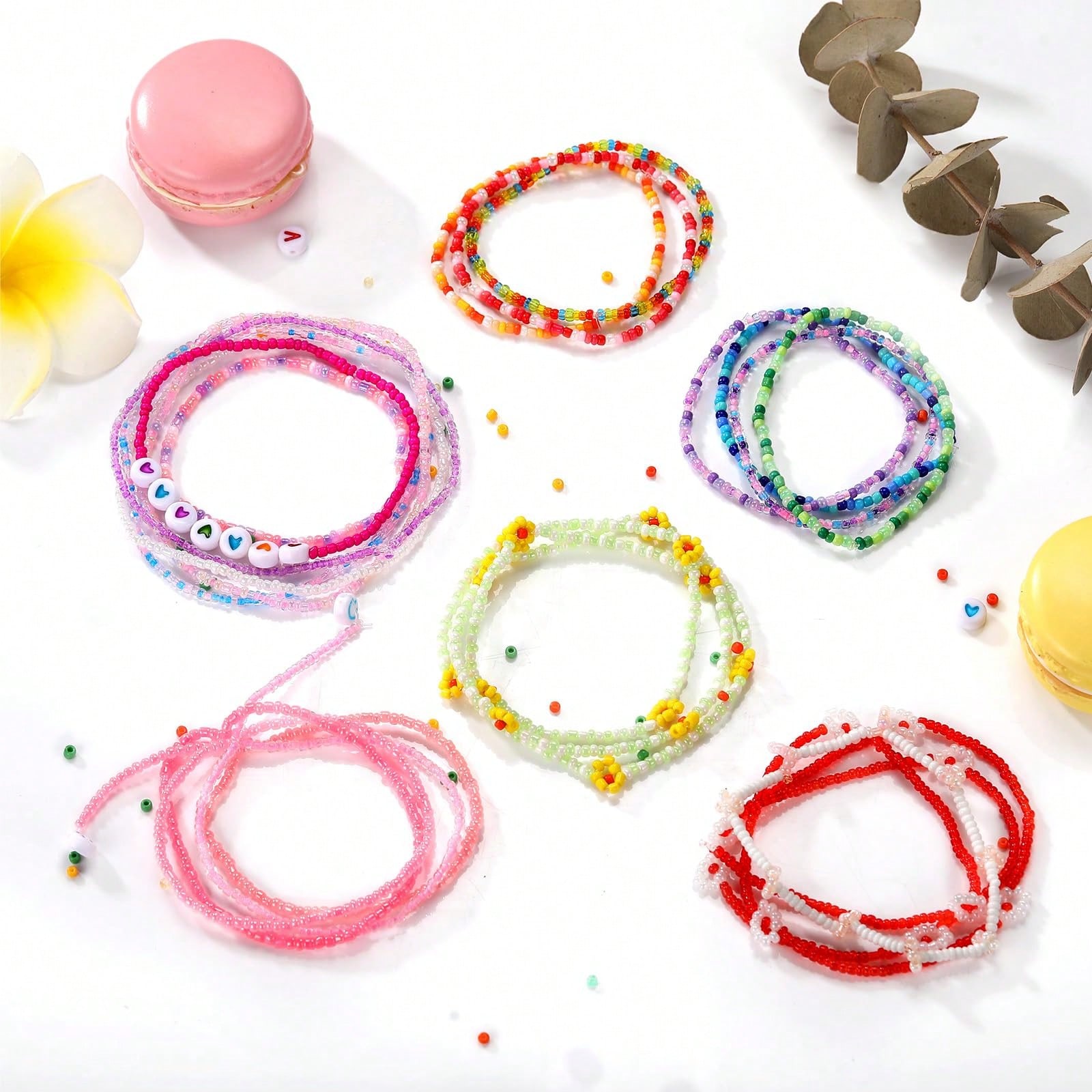 5760個 24グリッドボックス 3mmシードビーズ アルフ - Jewelry Making Kit For Kids のレビューと価格