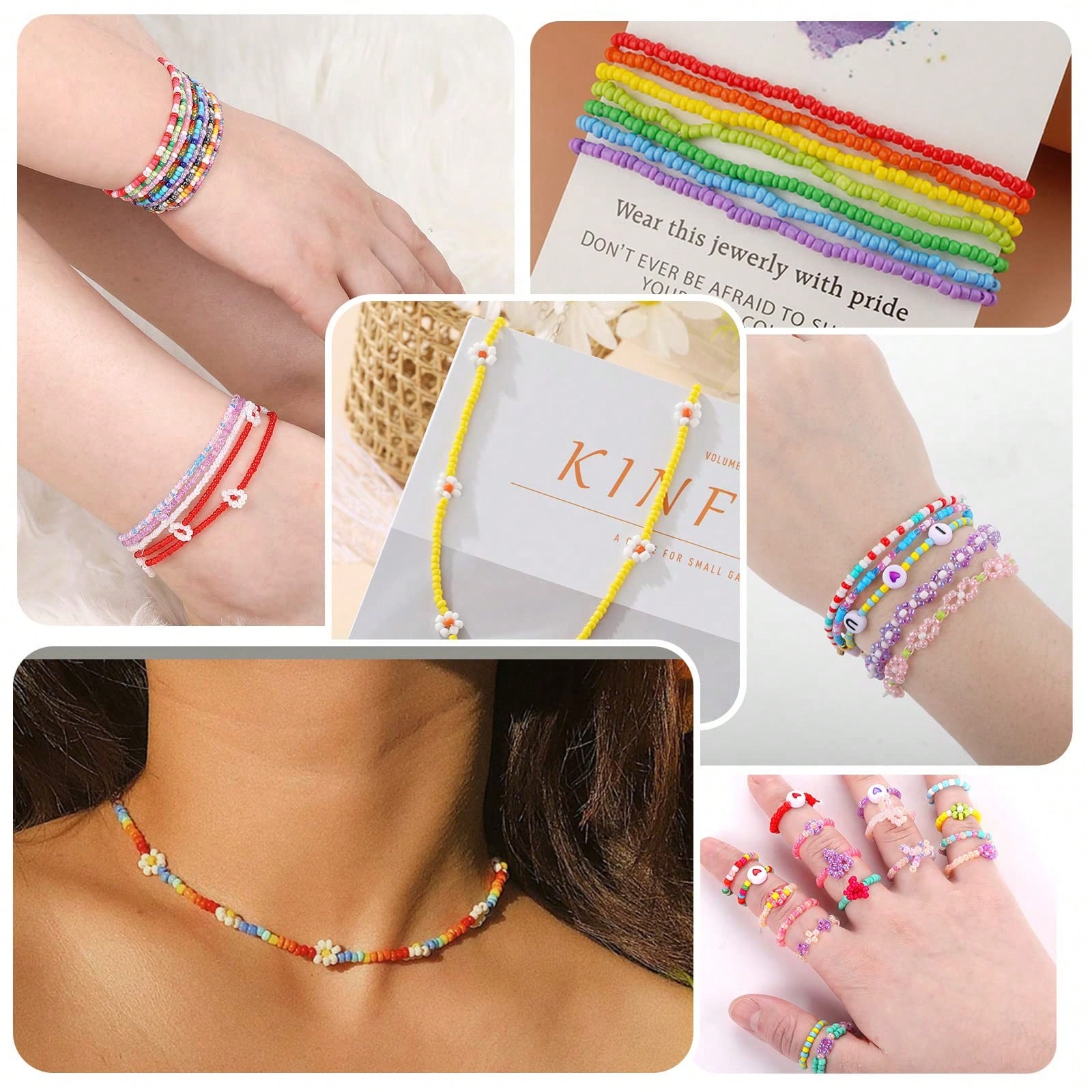 5760個 24グリッドボックス 3mmシードビーズ アルフ - Jewelry Making Kit For Kids のレビューと価格