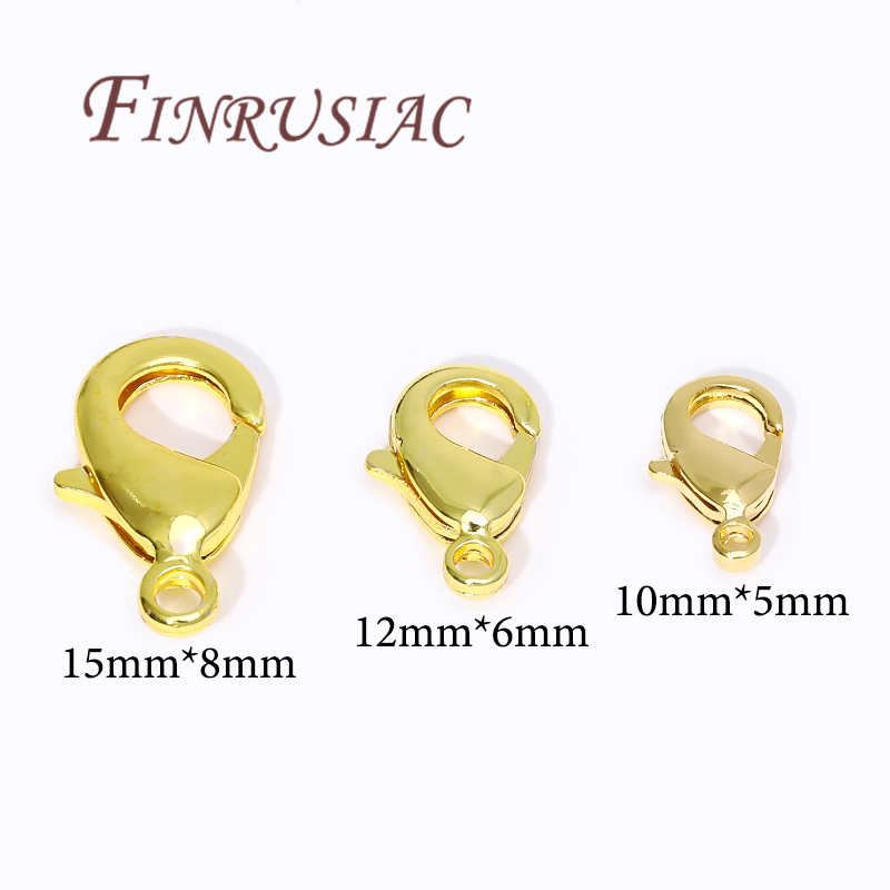 18K金メッキロブスタークラスプ（ブレスレット用）、スプリン - Jewelry Making Supplies のレビューと価格