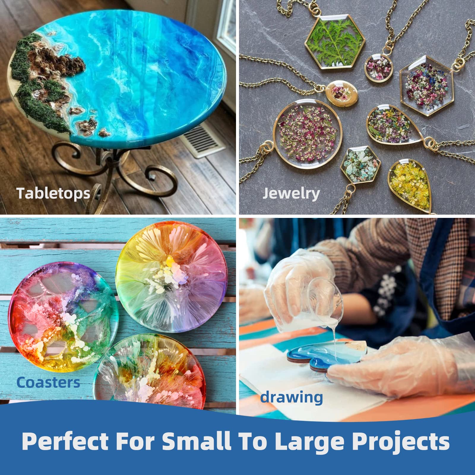 250ml-1000mlエポキシ樹脂キャスティングキット、気 - Jewelry Making Tutorial のレビューと価格