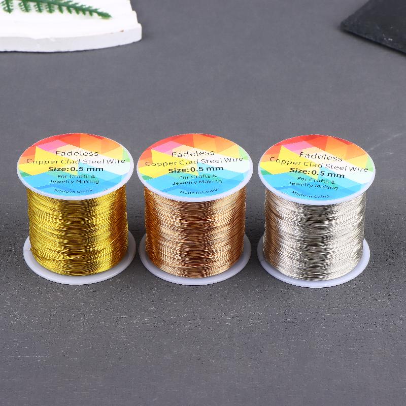 100 メートル/328 フィート色褪せない銅クラッド鋼線曲 - Jewelry Making With Copper Wire のレビューと価格