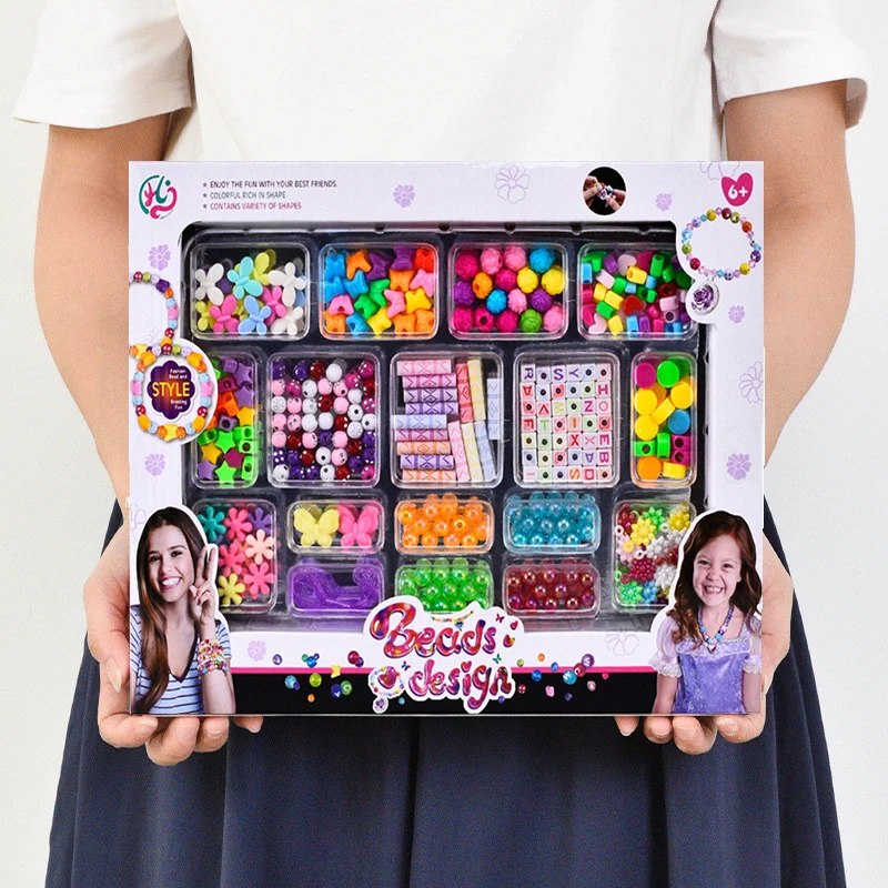 女の子 DIY ビーズセットジュエリー作成キット子供のための - Jewelry Making Kit For Kids のレビューと価格