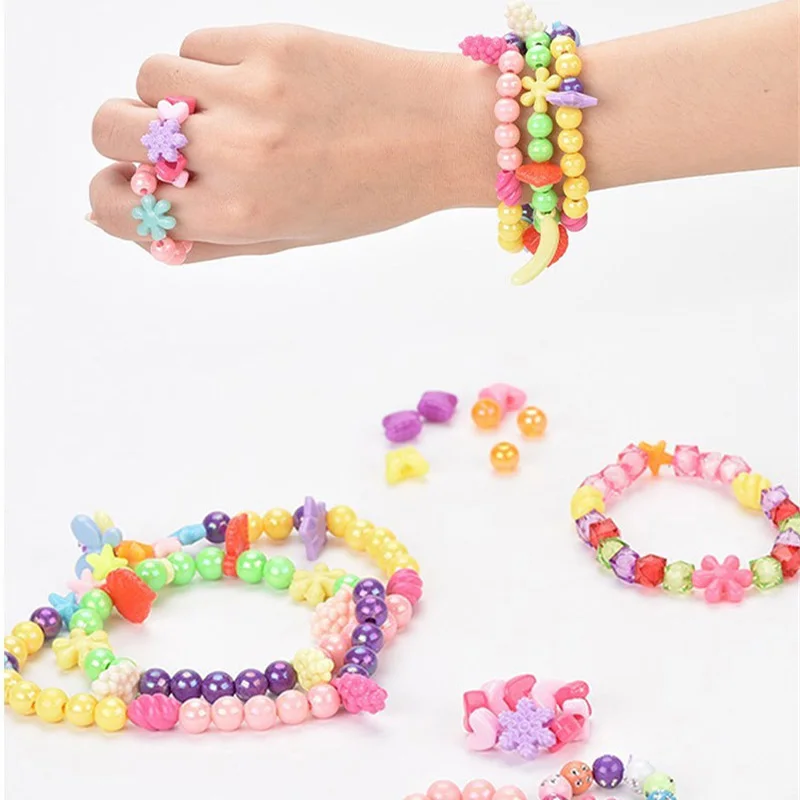 女の子 DIY ビーズセットジュエリー作成キット子供のための - Jewelry Making Kit For Kids のレビューと価格