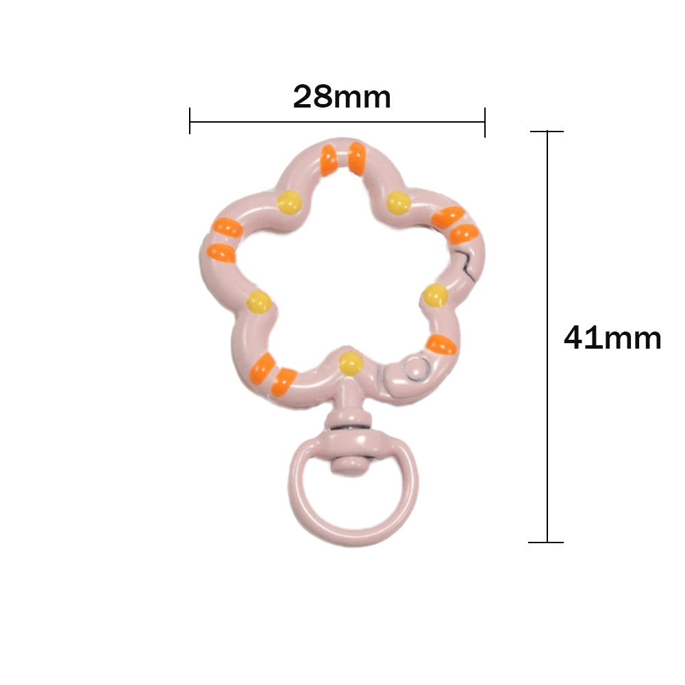 5 個フラワーメタルロブスター爪クラスプスイベルストラップト - Jewelry Making Hardware のレビューと価格