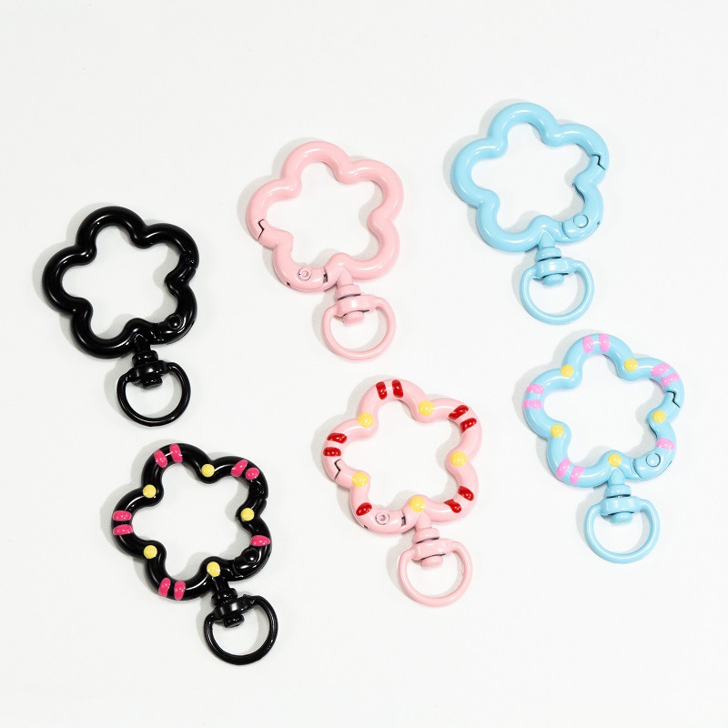 5 個フラワーメタルロブスター爪クラスプスイベルストラップト - Jewelry Making Hardware のレビューと価格