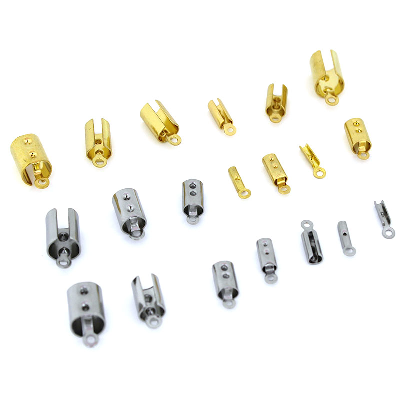 30-50 個ステンレス鋼圧着エンドクラスプファスナーコネク - Jewelry Making Supplies のレビューと価格