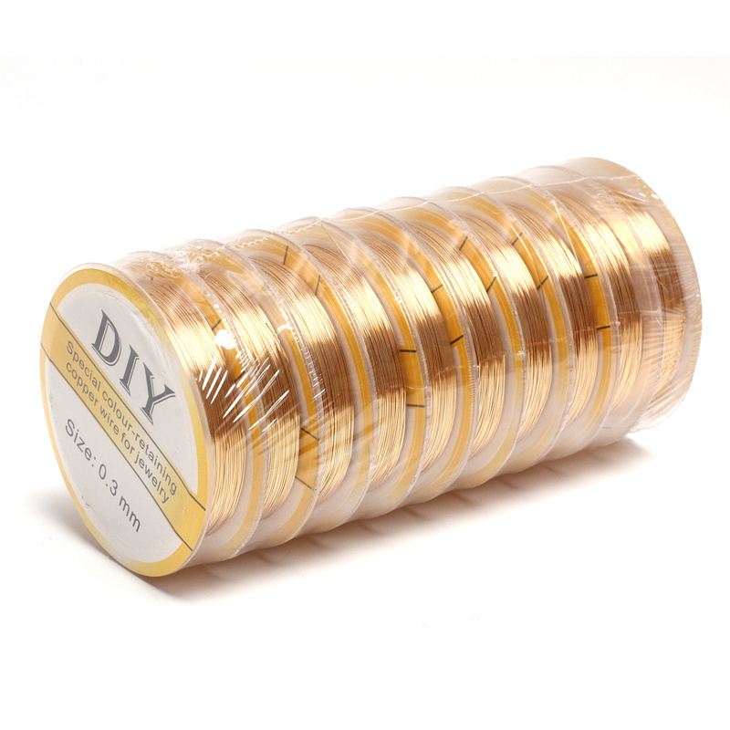 1ロール シルバー銅線 0.3/0.4/0.5/0.6/0. - Jewelry Making With Copper Wire のレビューと価格