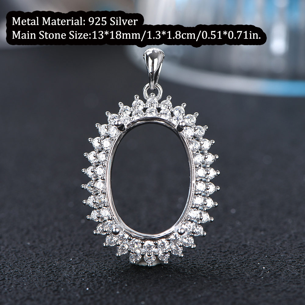 13x18mm S925 スターリングシルバー リング ペン - Jewelry Making Gemstones のレビューと価格