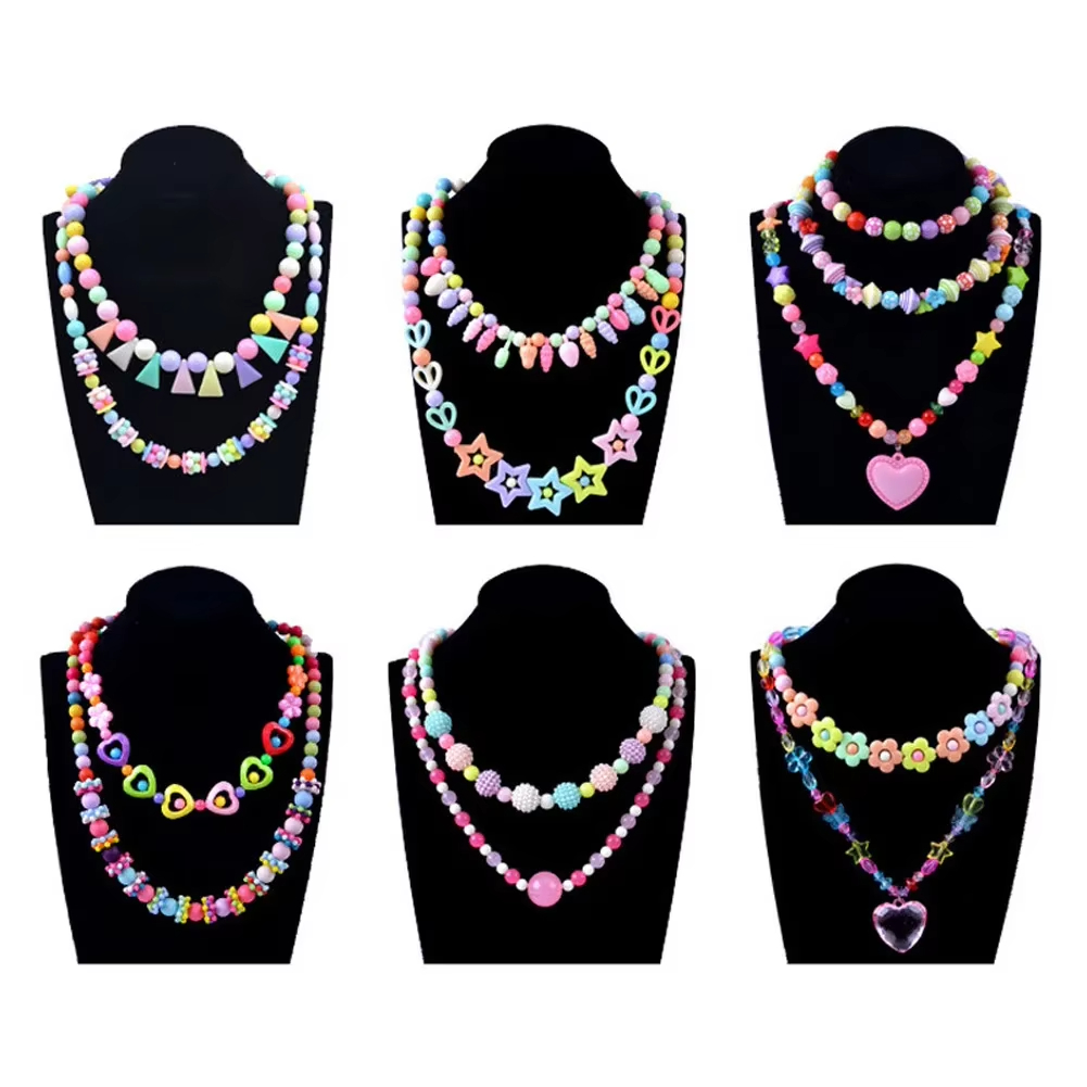 DIY手作りビーズ子供用おもちゃ、創造的なルーススペーサービ - Jewelry Making Kit For Kids のレビューと価格