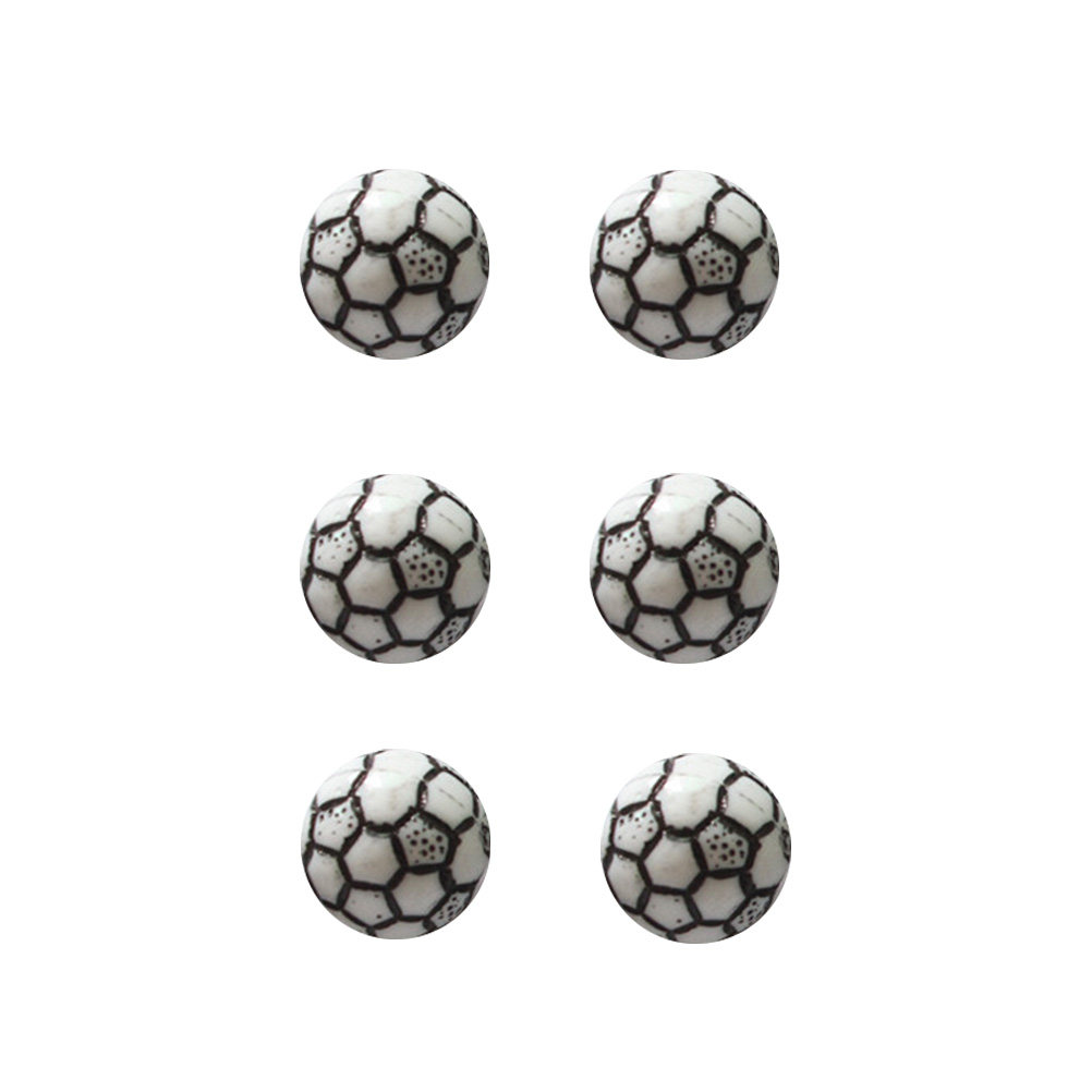60個入りフットボールアクリルビーズ 単色 DIY 10mm - Jewelry Making Kit For Kids のレビューと価格