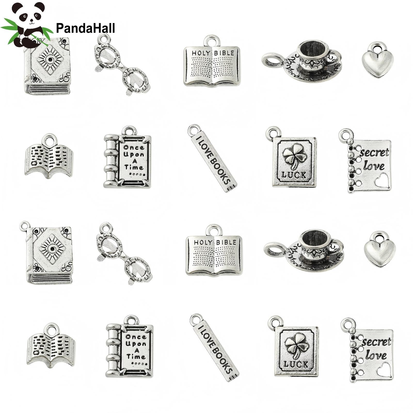 PandaHall 50個入り 10種類 ライブラリアンチャ - Jewelry Making Books のレビューと価格