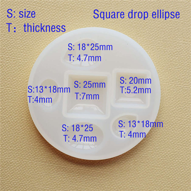 シリコーンモールドハーフボールオブラートカボションビーズ樹脂 - Jewelry Making Tools List のレビューと価格