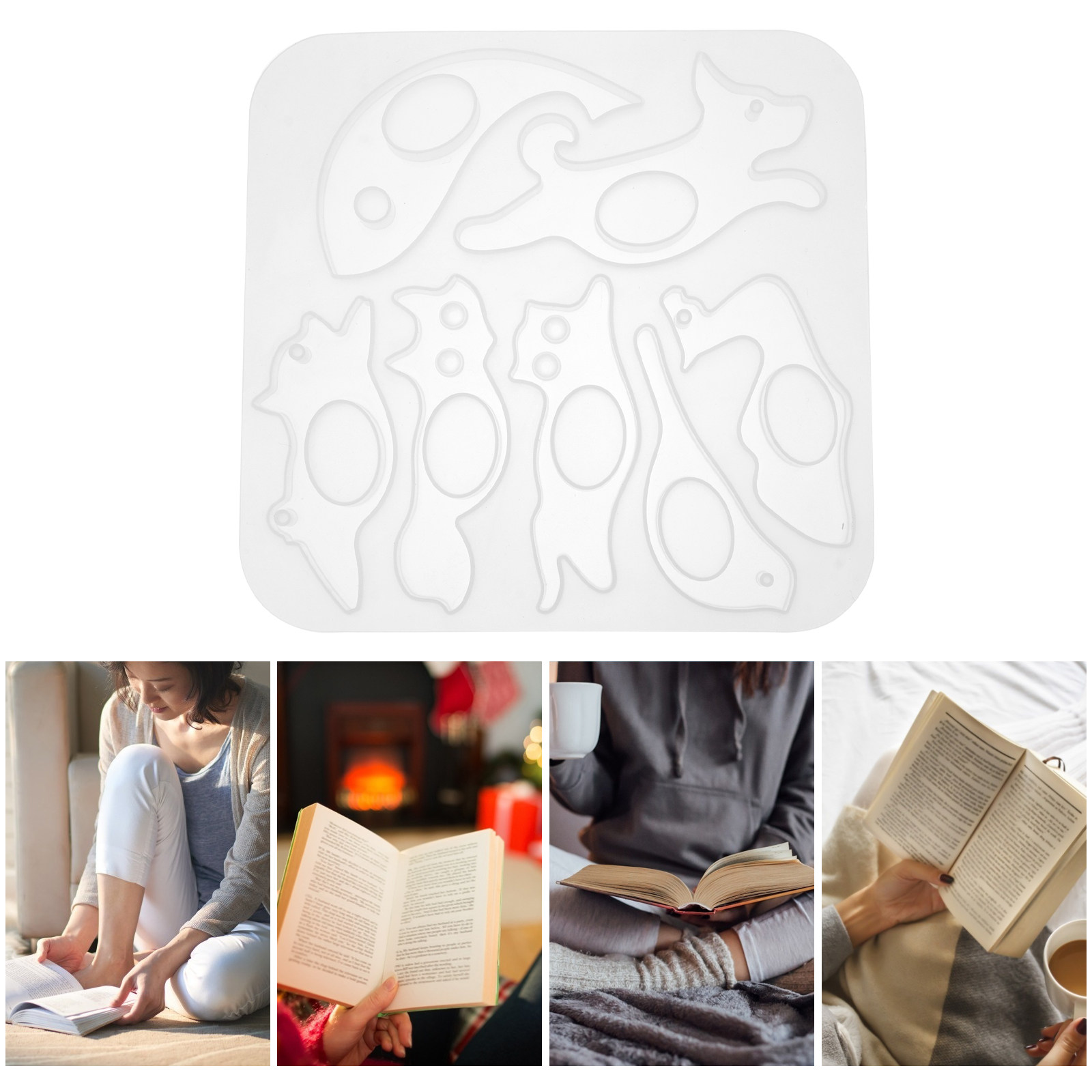 DIY シリコーンモールドブックページホルダー樹脂親指リング - Jewelry Making Books のレビューと価格