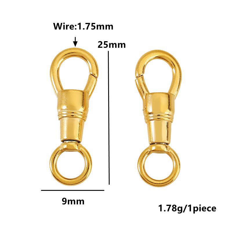 2 個ステンレス鋼クラスプ強力なオーバルハートラウンドポリッ - Jewelry Making Hardware のレビューと価格