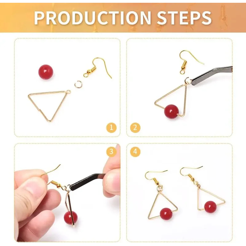 100/500 個 DIY イヤリング所見イヤリングクラスプ - Jewelry Making Hardware のレビューと価格