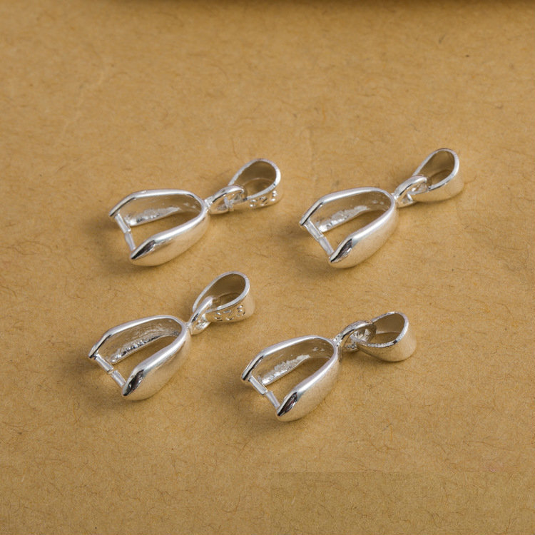 10 個 925 スターリングシルバーメッキ銅ペンダントピン - Jewelry Making Hardware のレビューと価格