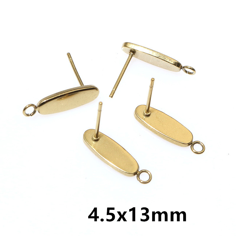 20個ステンレス鋼クラフトイヤリングスタッド幾何学的多角形イ - Jewelry Making Supplies のレビューと価格