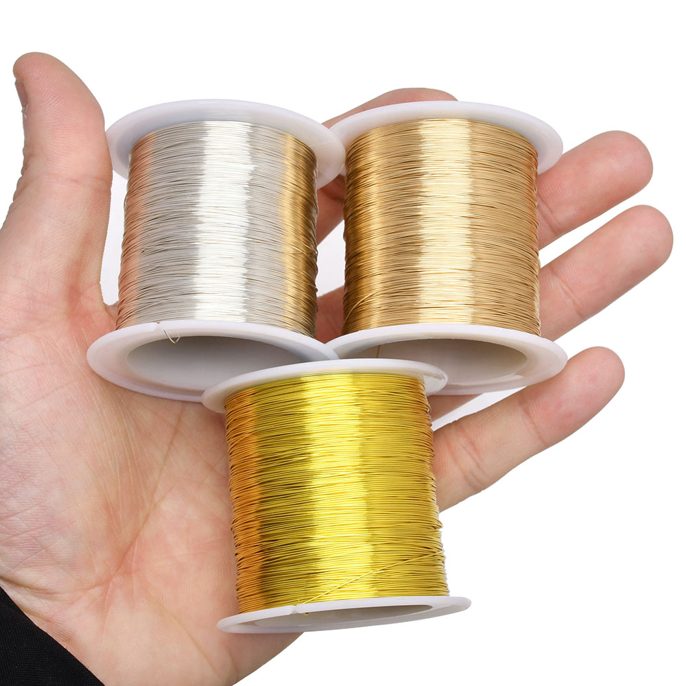 100 メートル/328 フィート色褪せない銅クラッド鋼線曲 - Jewelry Making With Copper Wire のレビューと価格