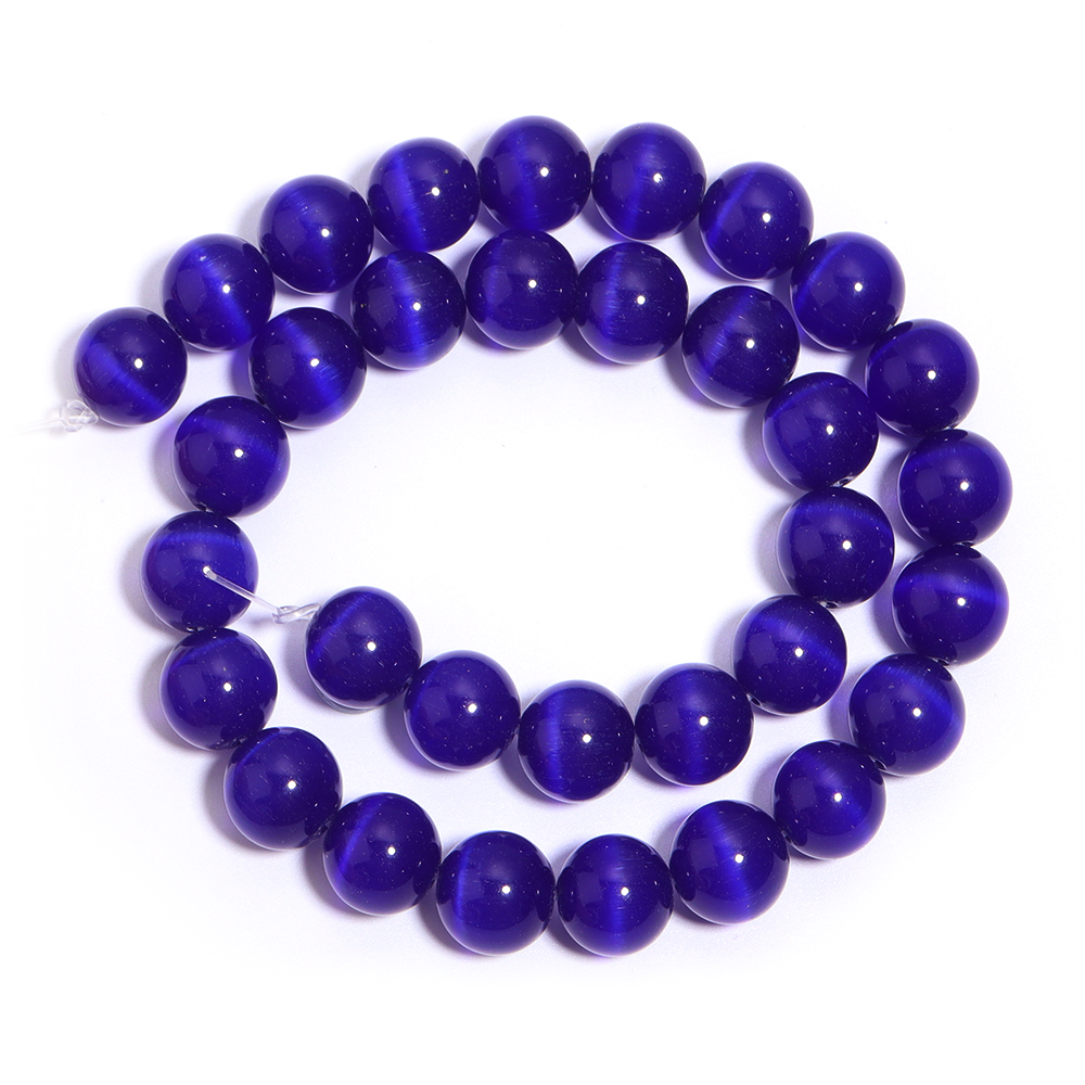 1 ストランド 4/6/8/10/12 ミリメートルブルーキ - Jewelry Making Gemstones のレビューと価格
