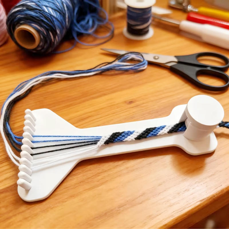 調整可能なミニ3DプリントDIYロープ編みラック手芸織りツー - Jewelry Making Tools List のレビューと価格