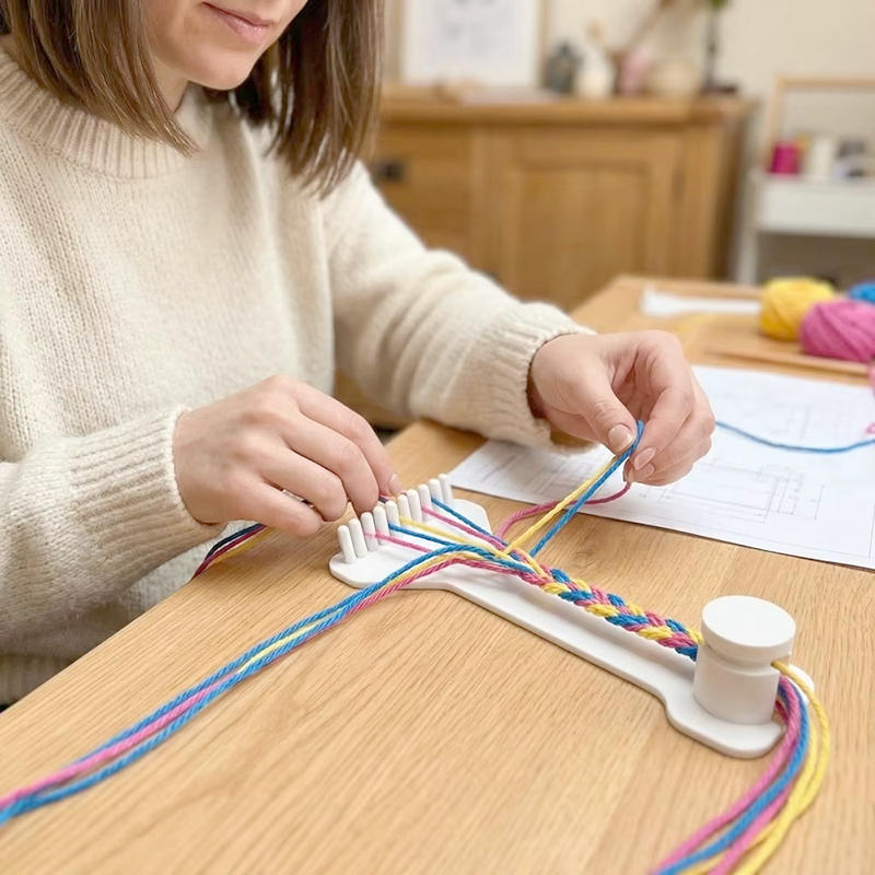 調整可能なミニ3DプリントDIYロープ編みラック手芸織りツー - Jewelry Making Tools List のレビューと価格