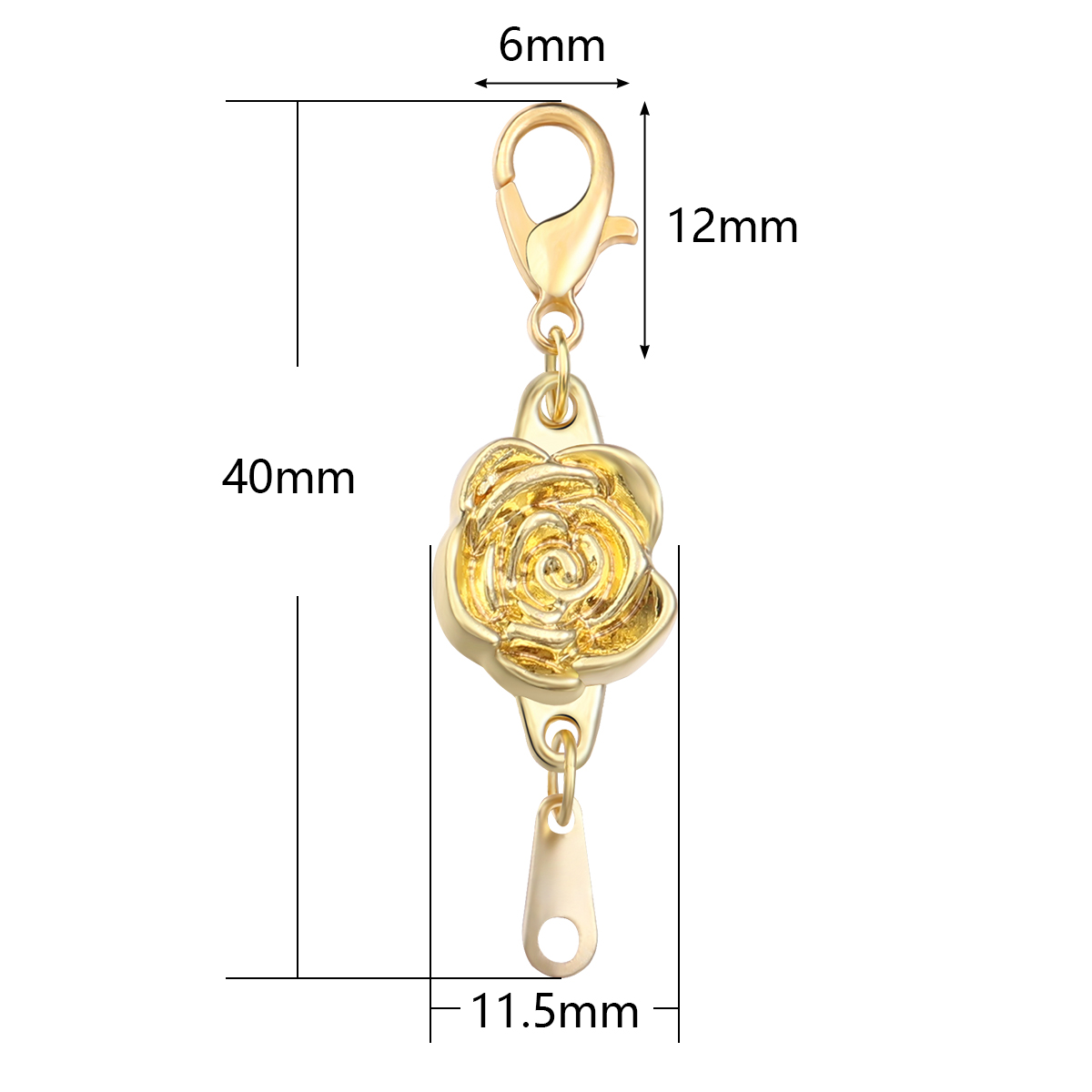 5個/ロット 強力磁気クラスプ 合金ローズエクステンダー ク - Jewelry Making Hardware のレビューと価格
