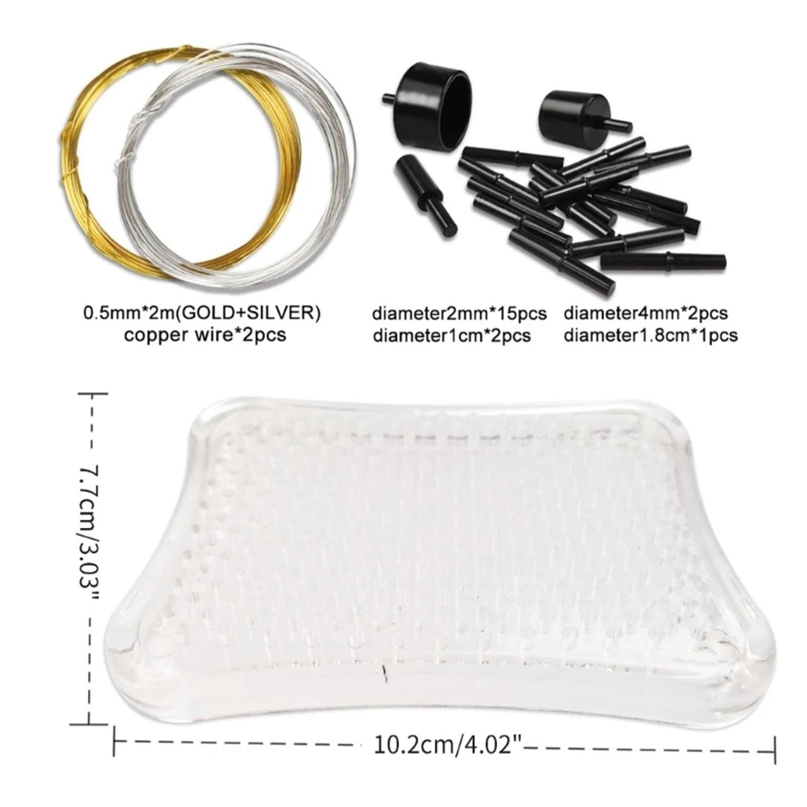 ワイヤーラッピングツール ジュエリーデザイン 19ペグ ビー - Wire Jewelry Making Jig のレビューと価格