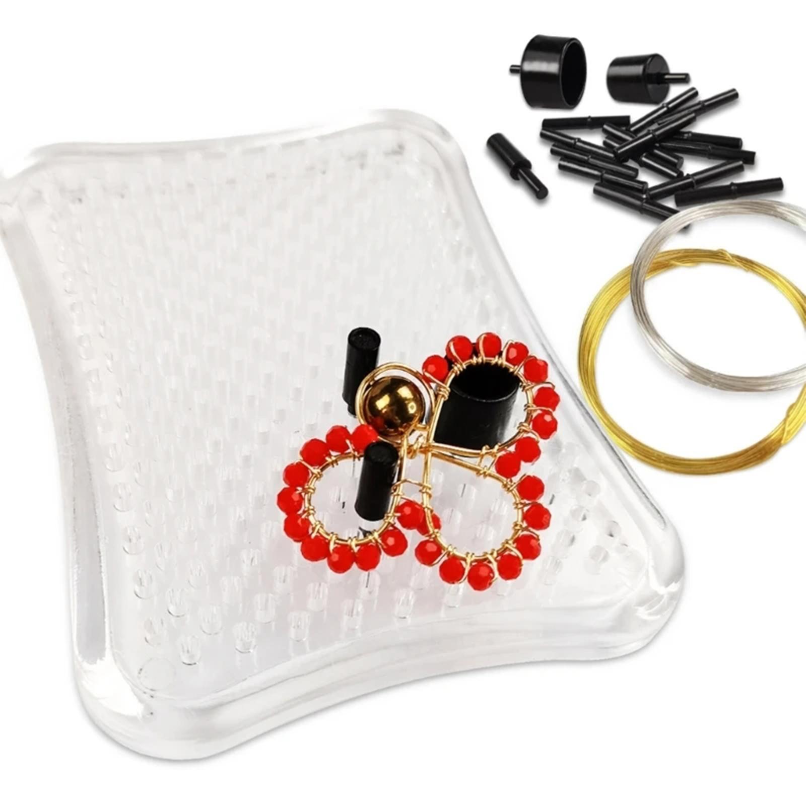 ワイヤーラッピングツール ジュエリーデザイン 19ペグ ビー - Wire Jewelry Making Jig のレビューと価格